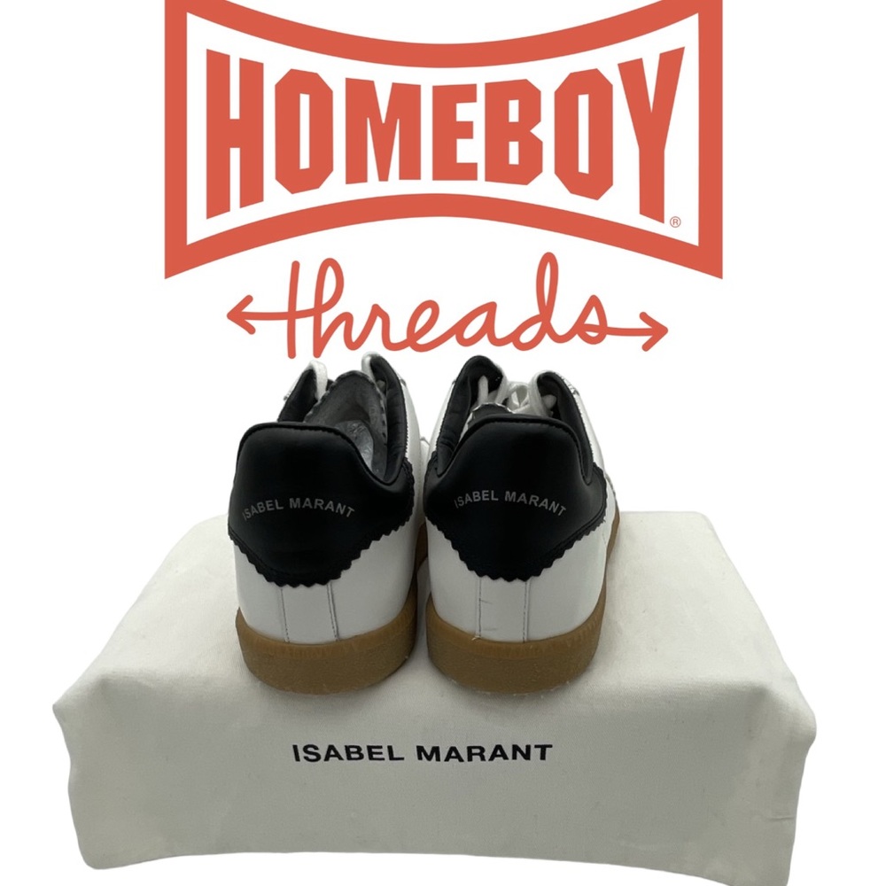 Isabel Marant White and Black Sneakers - Picture 6 of 7